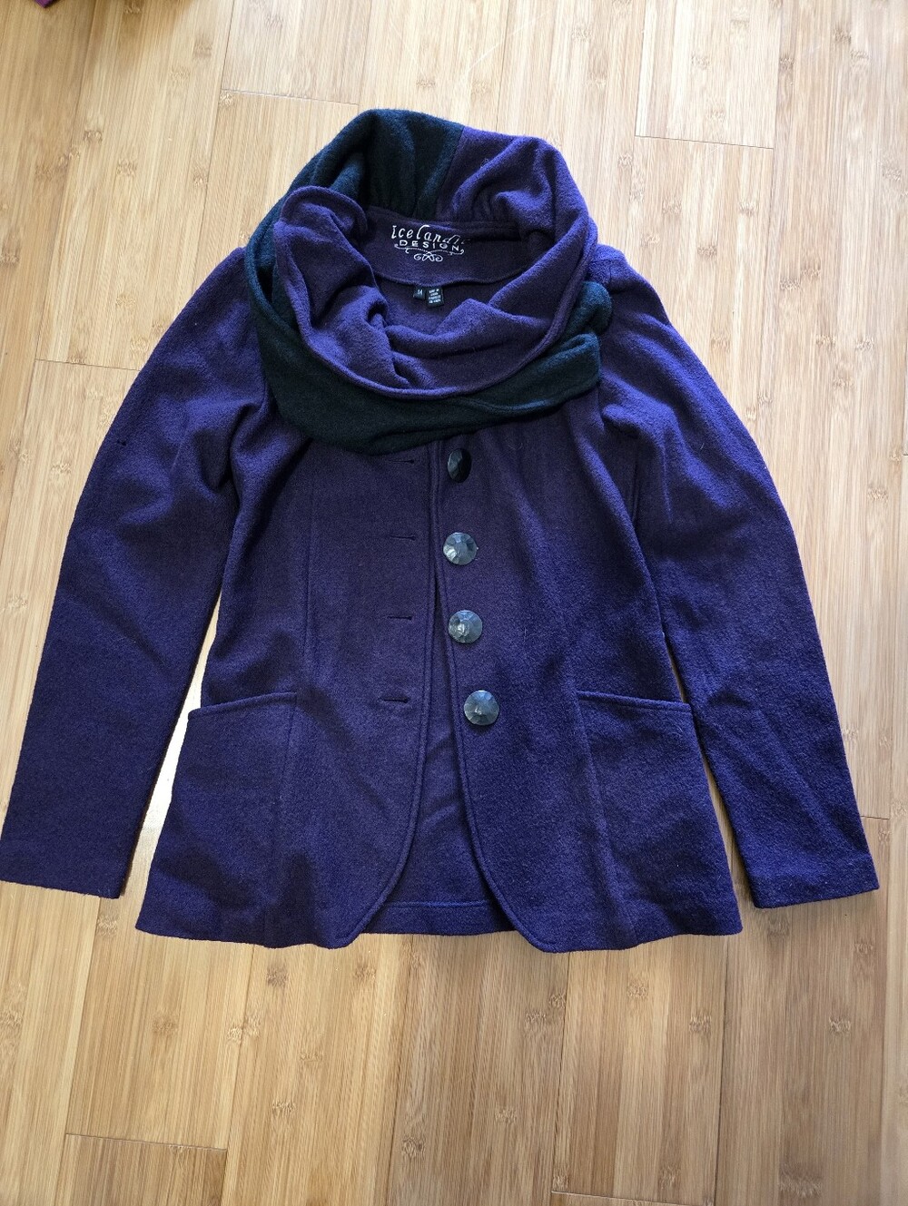 Vintage Icelandic Design Wool Blazer - M